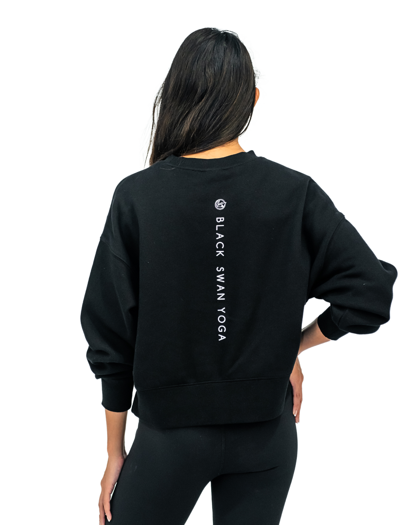 Owl Mural Oversized Crop Sweater