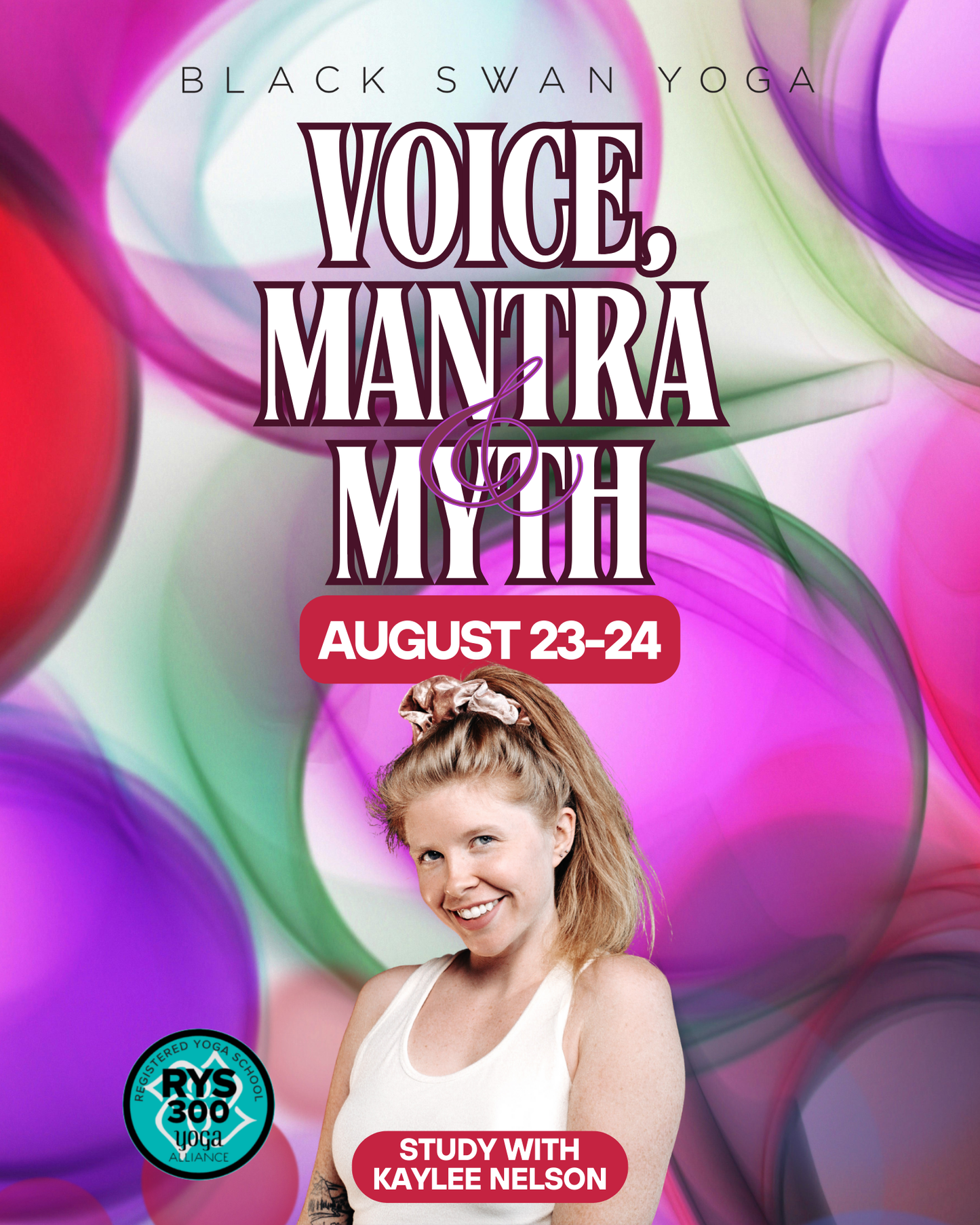 Voice, Mantra & Myth: 300 HR Weekend Module with Kaylee