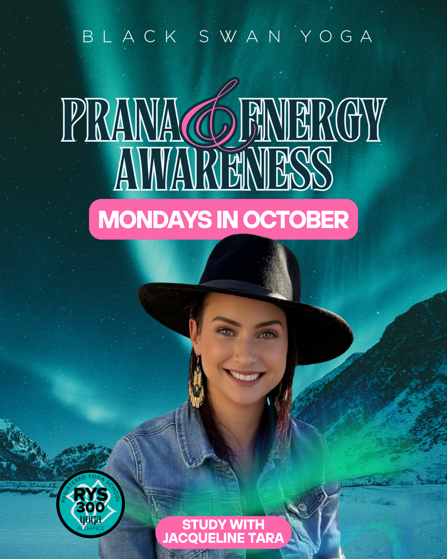 Prana & Energy Awareness: 300 HR Monday Night Practice with Jacqueline Tara