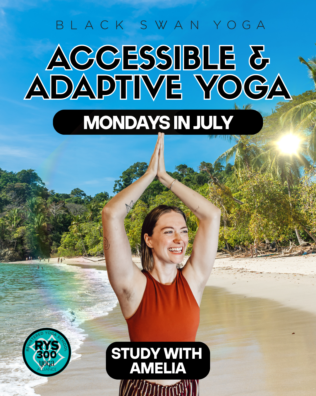 Accessible & Adaptive Yoga: 300 HR Monday Night Practice with Amelia